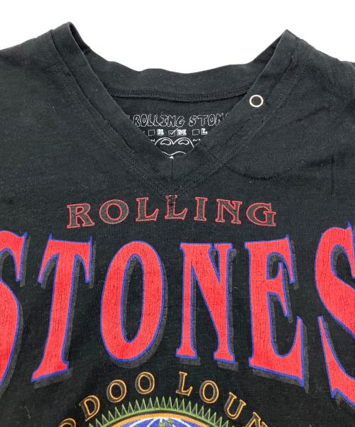 ROLLING STONES（ローリングストーンズ）ROLLING STONES (ローリングストーンズ) 半袖カットソー ブラック サイズ:Mの古着・服飾アイテム