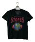 ROLLING STONES（ローリングストーンズ）の古着「半袖カットソー」｜ブラック