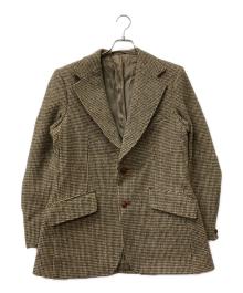 Harris Tweed×Dunn & Co.（ハリスツイード×デュンアンドシーオー）の古着「テーラードジャケット」｜グリーン