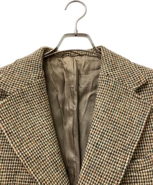 Harris Tweed（ハリスツイード）Harris Tweed (ハリスツイード) Dunn & Co. (デュンアンドシーオー) テーラードジャケット グリーン サイズ:不明の古着・服飾アイテム