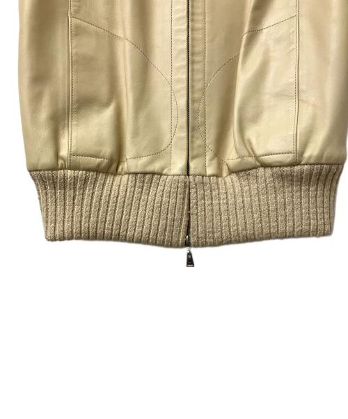 LOUIS VUITTON（ルイ ヴィトン）LOUIS VUITTON (ルイ ヴィトン) ラムレザーベスト カーキ サイズ:36の古着・服飾アイテム