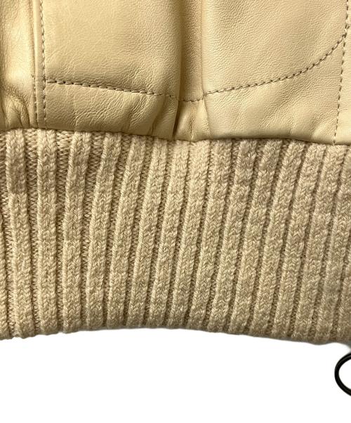 LOUIS VUITTON（ルイ ヴィトン）LOUIS VUITTON (ルイ ヴィトン) ラムレザーベスト カーキ サイズ:36の古着・服飾アイテム