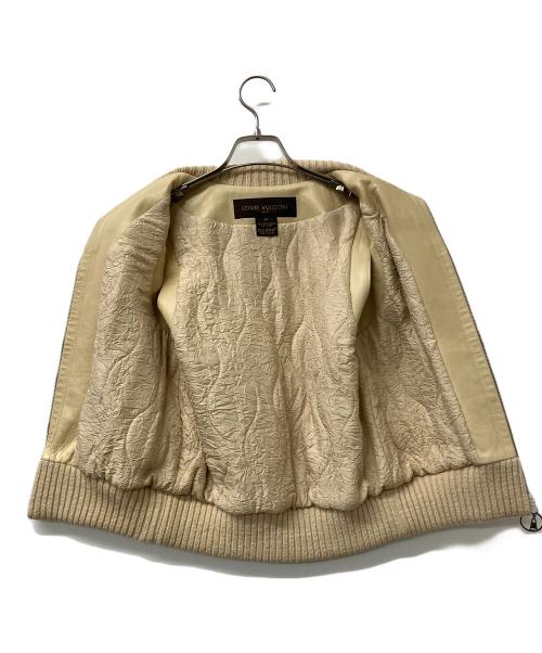 LOUIS VUITTON（ルイ ヴィトン）LOUIS VUITTON (ルイ ヴィトン) ラムレザーベスト カーキ サイズ:36の古着・服飾アイテム
