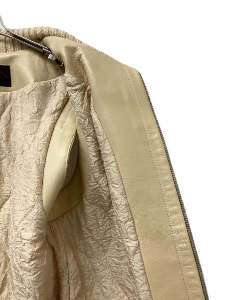 LOUIS VUITTON（ルイ ヴィトン）LOUIS VUITTON (ルイ ヴィトン) ラムレザーベスト カーキ サイズ:36の古着・服飾アイテム