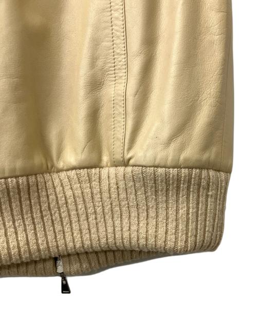 LOUIS VUITTON（ルイ ヴィトン）LOUIS VUITTON (ルイ ヴィトン) ラムレザーベスト カーキ サイズ:36の古着・服飾アイテム