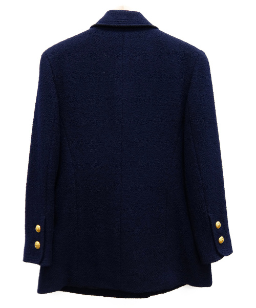 CHANEL（シャネル）CHANEL (シャネル) トラベルジャケット ネイビー サイズ:38の古着・服飾アイテム