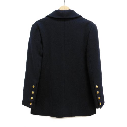 CHANEL（シャネル）CHANEL (シャネル) ダブルブレストジャケット ネイビー サイズ:36 秋冬物の古着・服飾アイテム