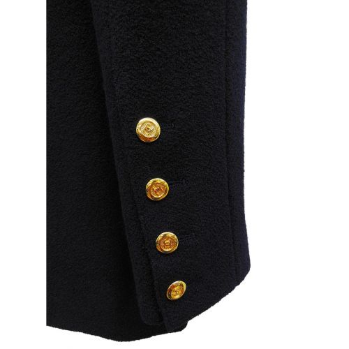 CHANEL（シャネル）CHANEL (シャネル) ダブルブレストジャケット ネイビー サイズ:36 秋冬物の古着・服飾アイテム