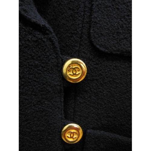 CHANEL（シャネル）CHANEL (シャネル) ダブルブレストジャケット ネイビー サイズ:36 秋冬物の古着・服飾アイテム