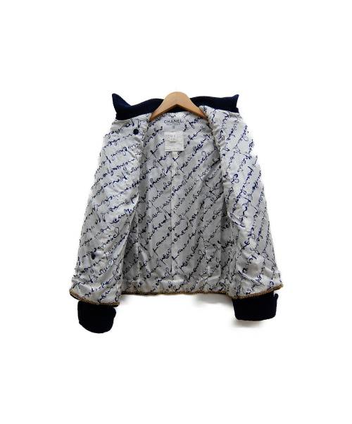 CHANEL（シャネル）CHANEL (シャネル) ダブルブレストセットアップ ネイビー サイズ:36 秋冬物の古着・服飾アイテム