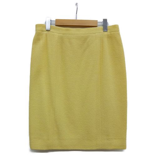 CHANEL（シャネル）CHANEL (シャネル) ウールセットアップ イエロー サイズ:42の古着・服飾アイテム