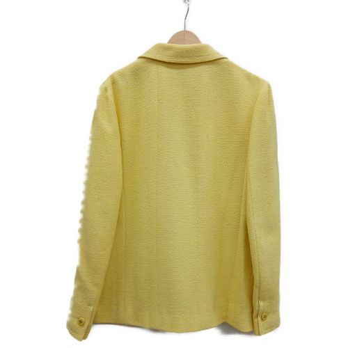 CHANEL（シャネル）CHANEL (シャネル) ウールセットアップ イエロー サイズ:42の古着・服飾アイテム