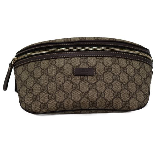 GUCCI（グッチ）GUCCI (グッチ) ウエストバッグ ベージュ GGプラス 233269 イタリア製 520981の古着・服飾アイテム