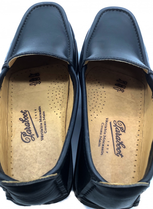 PARABOOT（パラブーツ）PARABOOT (パラブーツ) スリッポン スモーキーグレー サイズ:7 レザーの古着・服飾アイテム