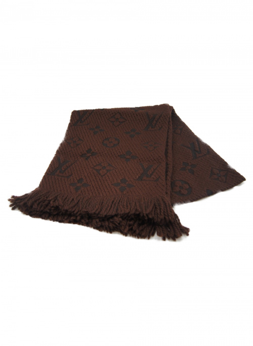 LOUIS VUITTON（ルイ ヴィトン）LOUIS VUITTON (ルイヴィトン) エシャルプ・ロゴマニア ブラウンの古着・服飾アイテム