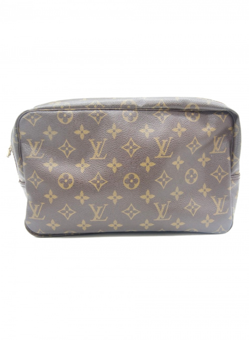 LOUIS VUITTON（ルイ ヴィトン）LOUIS VUITTON (ルイ ヴィトン) コスメポーチ ブラウン モノグラム M47522 NO8903の古着・服飾アイテム