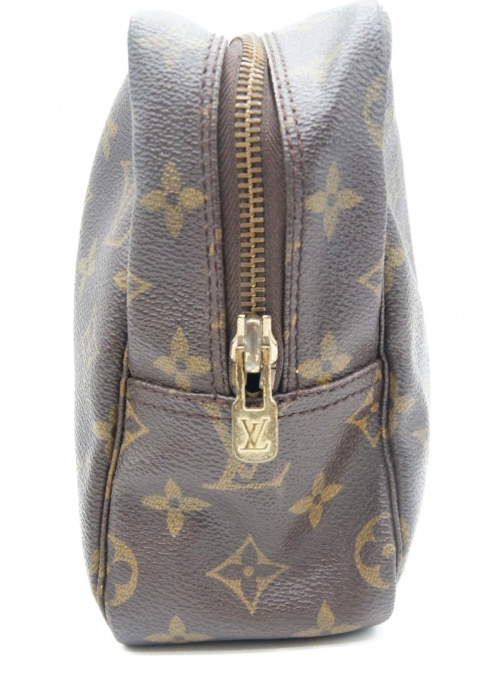 LOUIS VUITTON（ルイ ヴィトン）LOUIS VUITTON (ルイ ヴィトン) コスメポーチ ブラウン モノグラム M47522 NO8903の古着・服飾アイテム