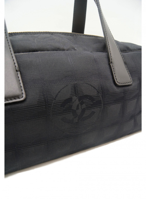 CHANEL（シャネル）CHANEL (シャネル) ミニボストンバッグ ブラック サイズ:- ニュートラベルライン 9673202の古着・服飾アイテム