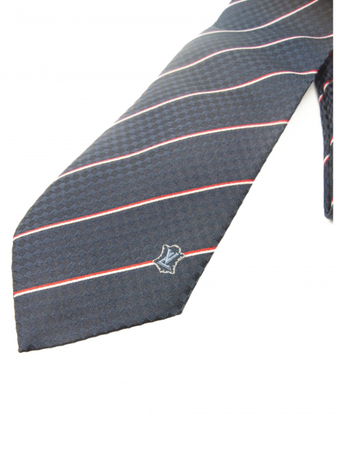 LOUIS VUITTON（ルイ ヴィトン）LOUIS VUITTON (ルイ ヴィトン) ネクタイ ネイビー サイズ:-の古着・服飾アイテム
