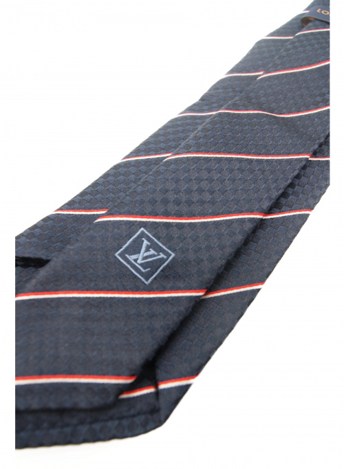 LOUIS VUITTON（ルイ ヴィトン）LOUIS VUITTON (ルイ ヴィトン) ネクタイ ネイビー サイズ:-の古着・服飾アイテム