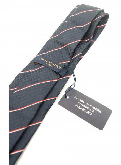 LOUIS VUITTON（ルイ ヴィトン）LOUIS VUITTON (ルイ ヴィトン) ネクタイ ネイビー サイズ:-の古着・服飾アイテム