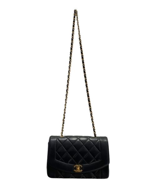 CHANEL（シャネル）CHANEL (シャネル) マドモアゼルマトラッセ シングルチェーンショルダーバッグ ブラックの古着・服飾アイテム