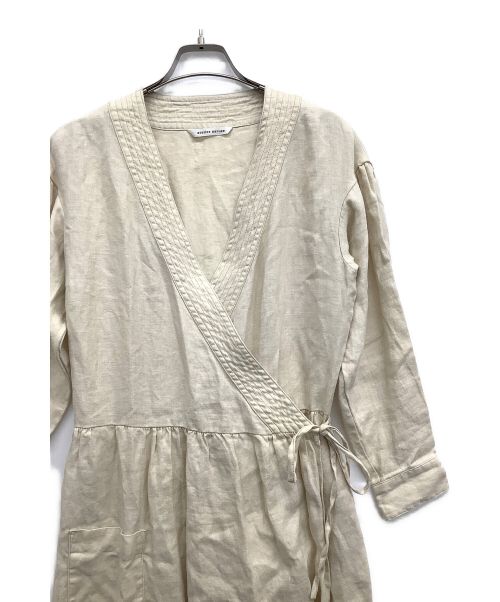 atelier naruse（アトリエナルセ）ATELIER NARUSE (アトリエナルセ) ワードローブガウン ベージュ サイズ:Fの古着・服飾アイテム