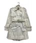 MONCLER（モンクレール）の古着「トレンチコート」｜ホワイト