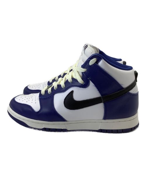 NIKE（ナイキ）NIKE (ナイキ) DUNK HIGH ブルー×ホワイト サイズ:27.5の古着・服飾アイテム