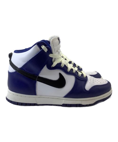 NIKE（ナイキ）NIKE (ナイキ) DUNK HIGH ブルー×ホワイト サイズ:27.5の古着・服飾アイテム