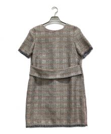 EMPORIO ARMANI（エンポリオ アルマーニ）の古着「ツイードワンピース」｜マルチカラー