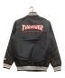 THRASHER (スラッシャー) バーシティジャケット ブラック サイズ:S：5000円