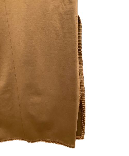 MUVEIL（ミュベール）MUVEIL (ミュベール) ノースリーブワンピース キャメル サイズ:38 未使用品の古着・服飾アイテム