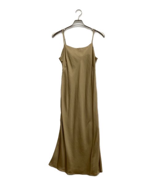 MUVEIL（ミュベール）MUVEIL (ミュベール) ノースリーブワンピース キャメル サイズ:38 未使用品の古着・服飾アイテム