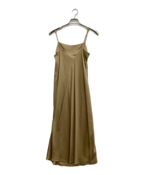 MUVEIL（ミュベール）MUVEIL (ミュベール) ノースリーブワンピース キャメル サイズ:38 未使用品の古着・服飾アイテム