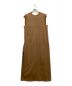 MUVEIL（ミュベール）の古着「ノースリーブワンピース」｜キャメル