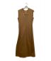MUVEIL (ミュベール) ノースリーブワンピース キャメル サイズ:38 未使用品：15000円
