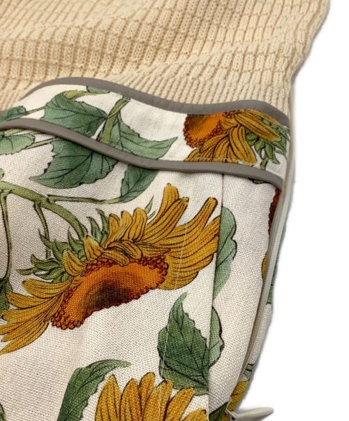 MUVEIL（ミュベール）MUVEIL (ミュベール) 切替ワンピース イエロー サイズ:M 未使用品の古着・服飾アイテム