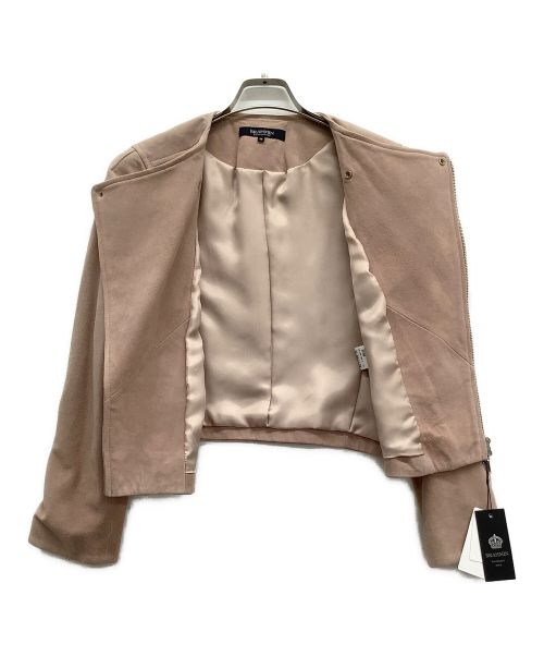 BRAHMIN（ブラーミン）BRAHMIN (ブラーミン) スエードジャケット ピンク サイズ:38 未使用品の古着・服飾アイテム