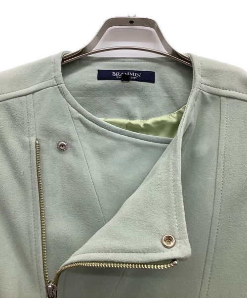 BRAHMIN（ブラーミン）BRAHMIN (ブラーミン) スエードジャケット グリーン サイズ:38 未使用品の古着・服飾アイテム