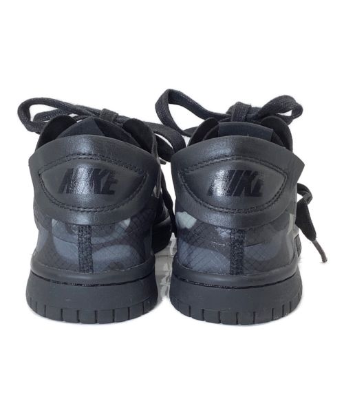 NIKE（ナイキ）NIKE (ナイキ) COMME des GARCONS (コムデギャルソン) DUNK LOW MONOGRAM PRINT ブラック サイズ:22の古着・服飾アイテム