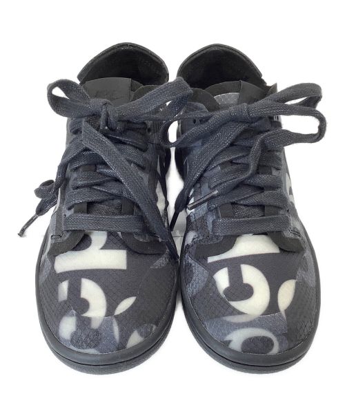 NIKE（ナイキ）NIKE (ナイキ) COMME des GARCONS (コムデギャルソン) DUNK LOW MONOGRAM PRINT ブラック サイズ:22の古着・服飾アイテム