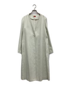 中古・古着通販】YORI (ヨリ) ウールノーカラーコート ベージュ サイズ