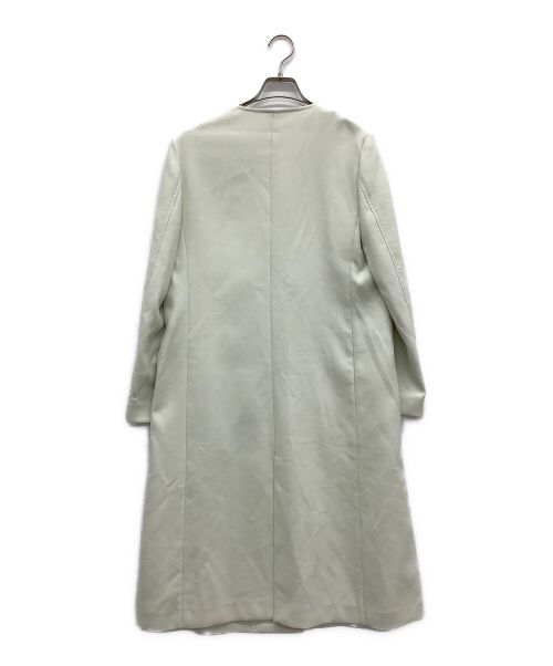 DES PRES（デ プレ）DES PRES (デ プレ) ノーカラーコート グリーン サイズ:36の古着・服飾アイテム