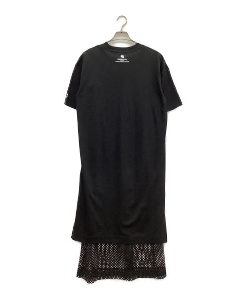 DOUBLE STANDARD CLOTHING（ダブルスタンダードクロージング）DOUBLE STANDARD CLOTHING (ダブルスタンダードクロージング) ESSENTIAL ネットアンサンブルワンピ ブラック サイズ:38の古着・服飾アイテム