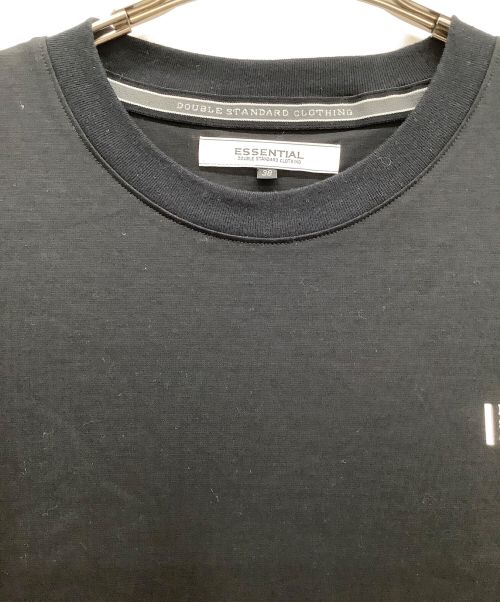 DOUBLE STANDARD CLOTHING（ダブルスタンダードクロージング）DOUBLE STANDARD CLOTHING (ダブルスタンダードクロージング) ESSENTIAL ネットアンサンブルワンピ ブラック サイズ:38の古着・服飾アイテム