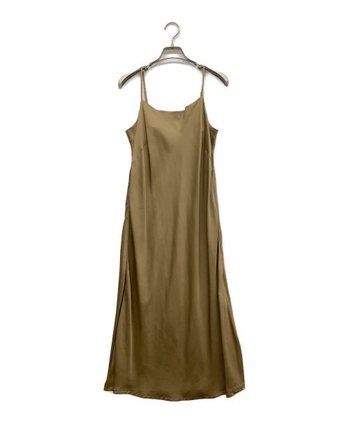 MUVEIL（ミュベール）MUVEIL (ミュベール) ノースリーブワンピース キャメル サイズ:38 未使用品の古着・服飾アイテム