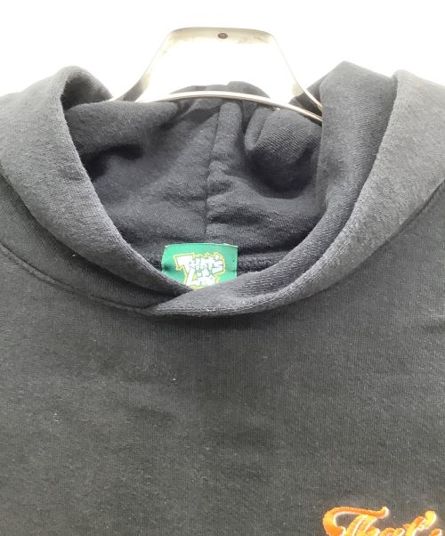 That's life（ザッツ ライフ）That's life (ザッツ ライフ) プルオーバーパーカー ブラック サイズ:Lの古着・服飾アイテム