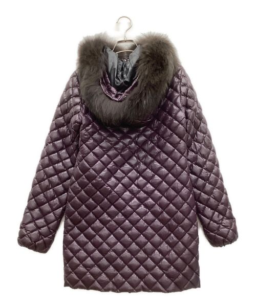 DUVETICA（デュベティカ）DUVETICA (デュベティカ) キルティングダウンコート アッカ パープル サイズ:40の古着・服飾アイテム