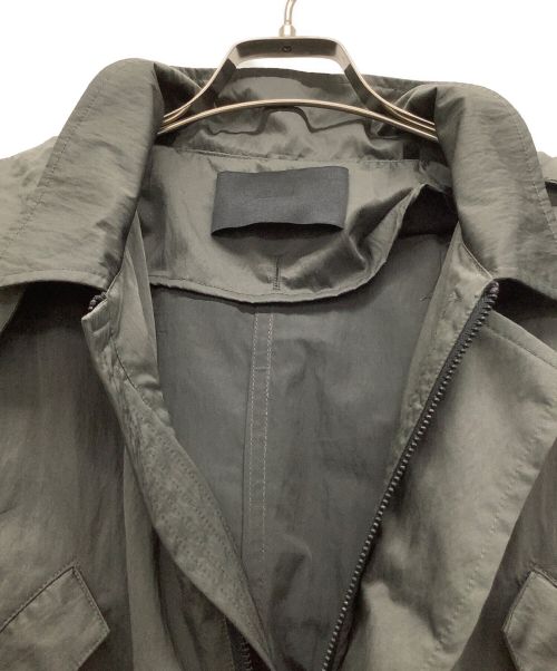 JOE CHIA（ジョーチア）JOE CHIA (ジョーチア) Woven Oversized Long Hooded Jacket グレー サイズ:FREEの古着・服飾アイテム